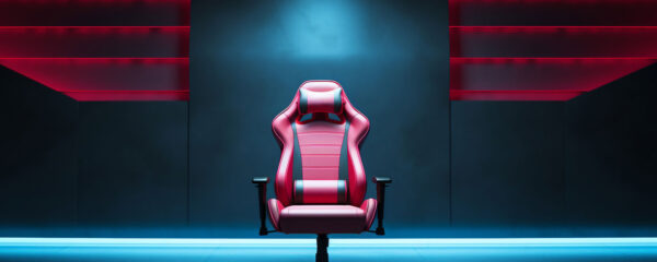 La chaise gaming rouge